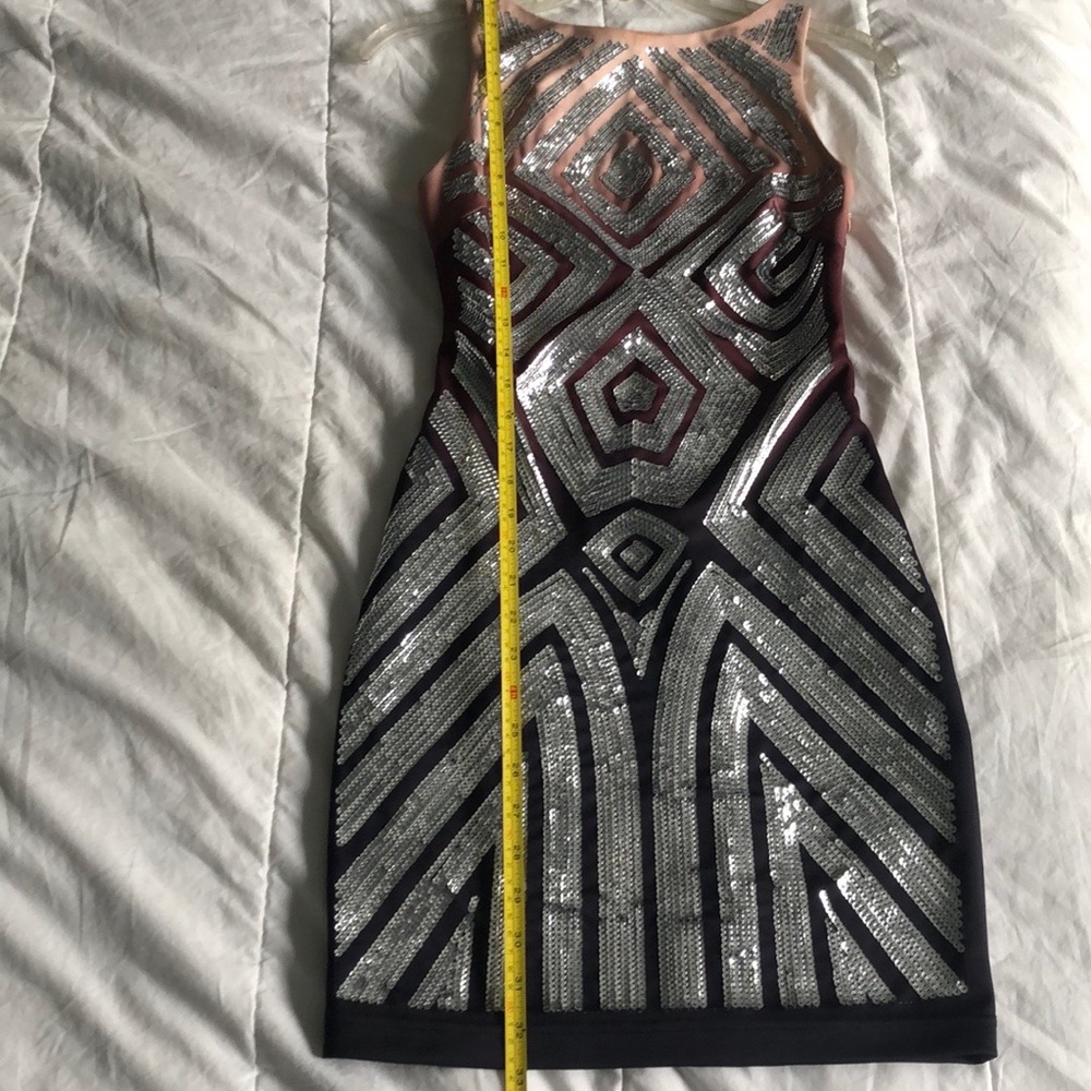 Bebe Ombré &Sequin Cocktail Dress - Picture 4 of 5